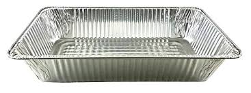 (B19) Half size tray aluminum deep 100 pcs