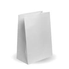 (E22) Paper bags #20 white 500 pcs 